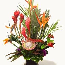 Southern California School of Floral Design - Contemporary Tropical Floral Design