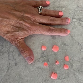 Steve's Spa - Peeled off in almost one piece - Nail Salons Near Me - Lakeport, California