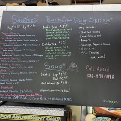 The Beach Berry - Menu board