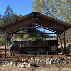 Wilson's Ranch Services - Outdoor covered dining/kitchen.