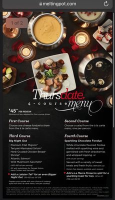 Menu photo 4 The Melting Pot Albuquerque, NM Menu photo 4 The Melting Pot Albuquerque, NM