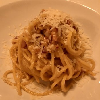 12 Tables - Spaghetti alla Carbonara. - Mediterranean Near Me - Toronto, Ontario