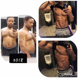 Kev the Health Coach - Before and after. I was actively exercising in 2018 but then I learned some things that changed everything!
