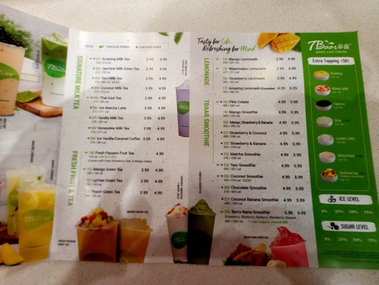Menu photo 5 TBaar Cerritos, CA