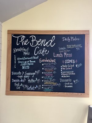 Menu photo 1 The Bend Cafe Many, LA