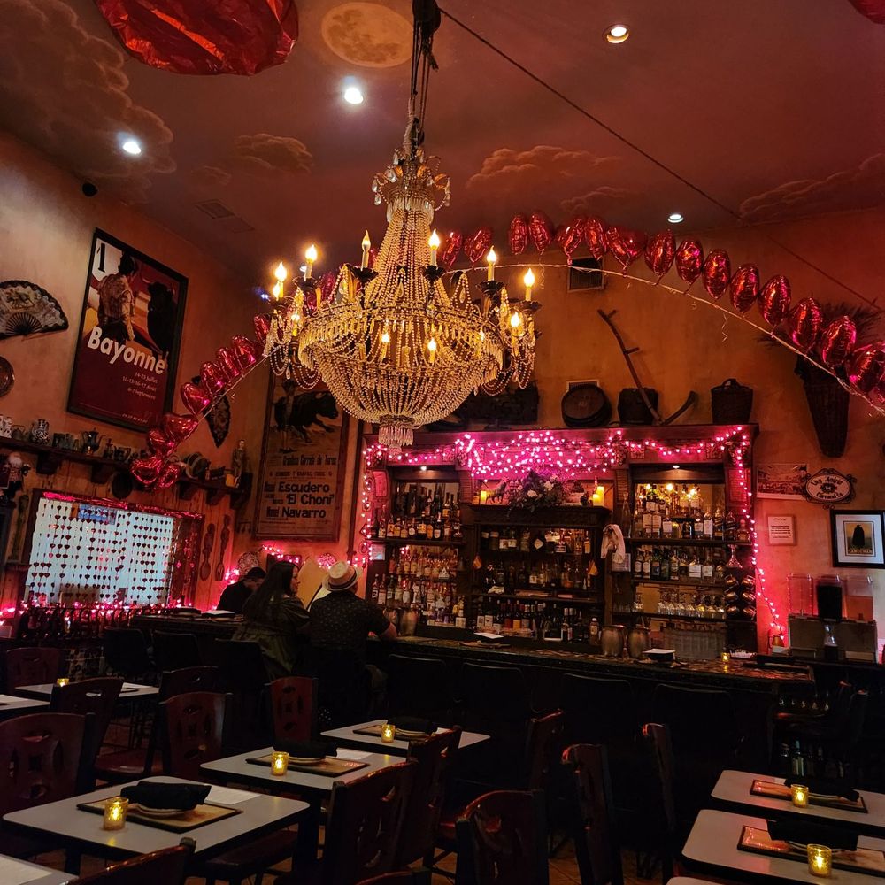 Viva Madrid! - Interior decoration Valentines day - Spanish Near Me - Claremont, California Viva Madrid! - Interior decoration Valentines day - Spanish Near Me - Claremont, California