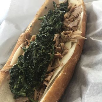 Oregon Steaks - Italian pork ( broccoli rabe, roast pork, and sharp provolone.) - Cheesesteaks Near Me - Philadelphia, Pennsylvania