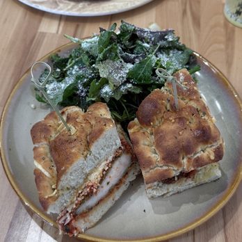 The Outpost - Chicken Parmesan Sandwich - Pizza Near Me - Riverside, California The Outpost - Chicken Parmesan Sandwich - Pizza Near Me - Riverside, California