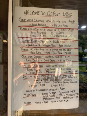 Menu photo 3 Outpost BBQ Kerhonkson, NY
