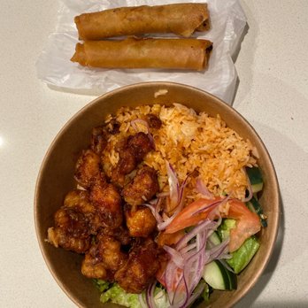 Non’s Kitchen - C3. Glazed Chicken with Rice A6. Egg Rolls - Bubble Tea Near Me - Anaheim, California Non’s Kitchen - C3. Glazed Chicken with Rice A6. Egg Rolls - Bubble Tea Near Me - Anaheim, California