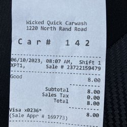 $8 for basic wash