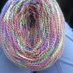 Yarns at the Adobe - The Drop Spindle hand-dyed yarn, 60% cotton, 40% rayon