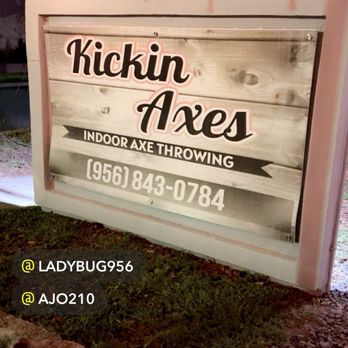 Kickin Axes - Front area - Axe Throwing Near Me - McAllen, Texas Kickin Axes - Front area - Axe Throwing Near Me - McAllen, Texas