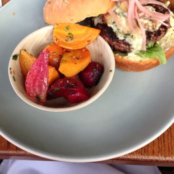 River Café - Bison burger - Canadian (New) Near Me - Calgary, Alberta River Café - Bison burger - Canadian (New) Near Me - Calgary, Alberta