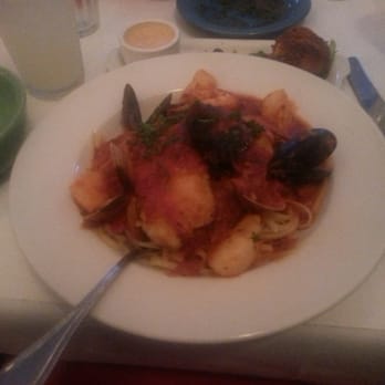 Pignetti's - Frutti di Mare. Fish was a little gamey, but other than that delicious. - Italian Near Me - Temple, Texas Pignetti's - Frutti di Mare. Fish was a little gamey, but other than that delicious. - Italian Near Me - Temple, Texas