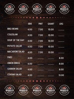 Menu photo 3 El Flako’s Wrangler Barbecue Escondido, CA