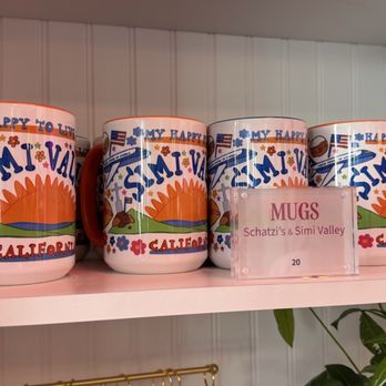 Schatzi's Bakery & Café - Simi mugs!  I just love the artwork on these mugs.  It exemplifies what I believe is to be! - Bakeries Near Me - Simi Valley, California