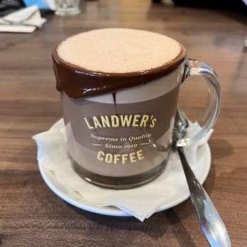 Cafe Landwer - Pure Belgian Hot Chocolate (already pre made with whole milk) - Breakfast & Brunch Near Me - Boston, Massachusetts Cafe Landwer - Pure Belgian Hot Chocolate (already pre made with whole milk) - Breakfast & Brunch Near Me - Boston, Massachusetts