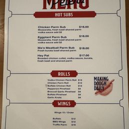 Menu Menu