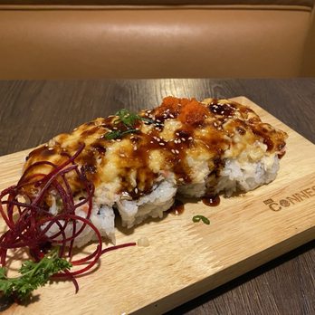 The Connection Thai sushi - Baked Lobster roll with eel sauce on top. Phenomenal. - Thai Near Me - Henderson, Nevada The Connection Thai sushi - Baked Lobster roll with eel sauce on top. Phenomenal. - Thai Near Me - Henderson, Nevada