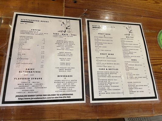 Menu photo 7 Scuppernong Books Greensboro, NC Menu photo 7 Scuppernong Books Greensboro, NC