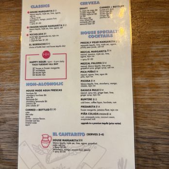 Taco Chelo - Drink Menu - Tacos Near Me - Phoenix, Arizona