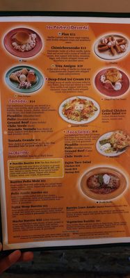 Menu photo 2 Los Potrillos Mexican Restaurant Camas, WA
