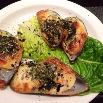 Isana - Baked mussels - Sushi Bars Near Me - Kihei, Hawaii Isana - Baked mussels - Sushi Bars Near Me - Kihei, Hawaii