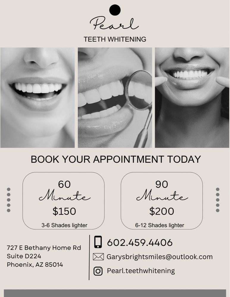PEARL TEETH WHITENING Updated May 2024 Request an Appointment 727