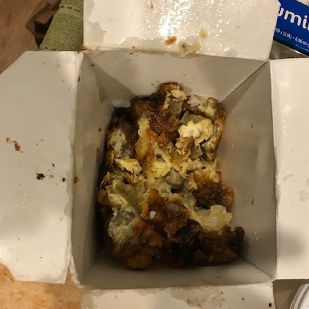 Asian Tea House - Here's the greasy egg foo young stuffed sideways into a box. - Japanese Near Me - Rensselaer, New York Asian Tea House - Here's the greasy egg foo young stuffed sideways into a box. - Japanese Near Me - Rensselaer, New York