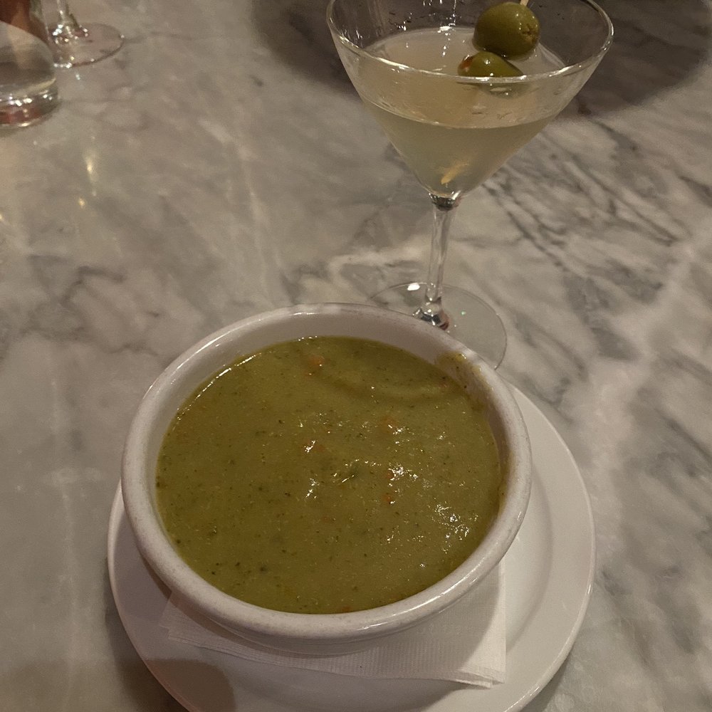 Mizuna - Today 's Soup - can't remember what kind but it had potato and celery i believe - New American Near Me - Spokane, Washington