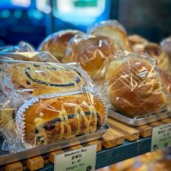 Green Wheat Field Bakery - Blueberry bun