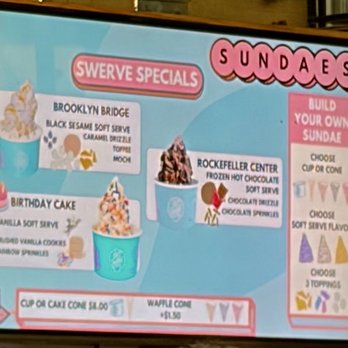 Soft Swerve - Which flavors do you wanna try? - Ice Cream & Frozen Yogurt Near Me - Flushing, New York Soft Swerve - Which flavors do you wanna try? - Ice Cream & Frozen Yogurt Near Me - Flushing, New York