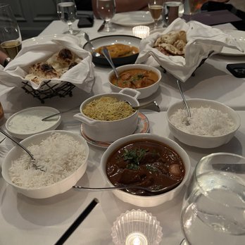 The Bombay Club - Lamb vindaloo, chicken biryani, chicken makhni, halibut, garlic naan, goat cheese kulcha, mint paratha, and truffle naan - Indian Near Me - Washington, DC, District of Columbia The Bombay Club - Lamb vindaloo, chicken biryani, chicken makhni, halibut, garlic naan, goat cheese kulcha, mint paratha, and truffle naan - Indian Near Me - Washington, DC, District of Columbia