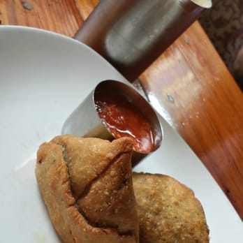 Pondicheri - Saag paneer samosas - Indian Near Me - Houston, Texas Pondicheri - Saag paneer samosas - Indian Near Me - Houston, Texas
