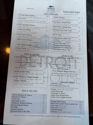 Detroit Fish House: Steak and Oyster Bar by null