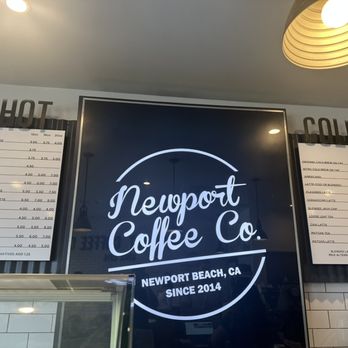 Newport Coffee Company  - Full Menu and options - Coffee & Tea Near Me - Newport Beach, California