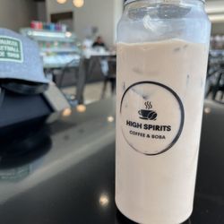 High Spirits Coffee & Boba - Iced Mocha.