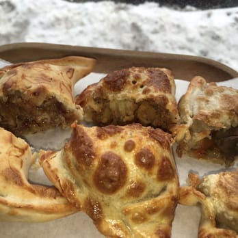 5411 Empanadas - L to R: bacon and goat cheese, chorizo, ratatouille - Empanadas Near Me - Chicago, Illinois