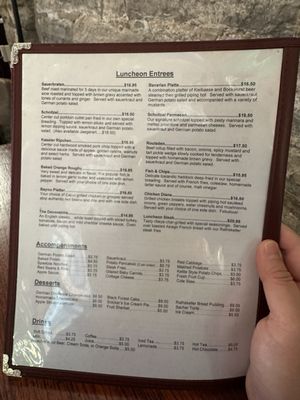 Menu photo 2 The Rathskeller Indianapolis, IN Menu photo 2 The Rathskeller Indianapolis, IN