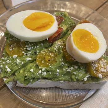 The Honeysuckle Coffee Co - Avocado toast with boiled egg- delicious and I would have it again - Coffee & Tea Near Me - Sandy, Utah The Honeysuckle Coffee Co - Avocado toast with boiled egg- delicious and I would have it again - Coffee & Tea Near Me - Sandy, Utah