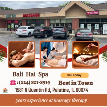 Bali Hai Spa - Bali Hai Spa 1581 N Quentin Rd, Palatine, IL 60074 - Massage Therapy Near Me - Palatine, Illinois Bali Hai Spa - Bali Hai Spa 1581 N Quentin Rd, Palatine, IL 60074 - Massage Therapy Near Me - Palatine, Illinois
