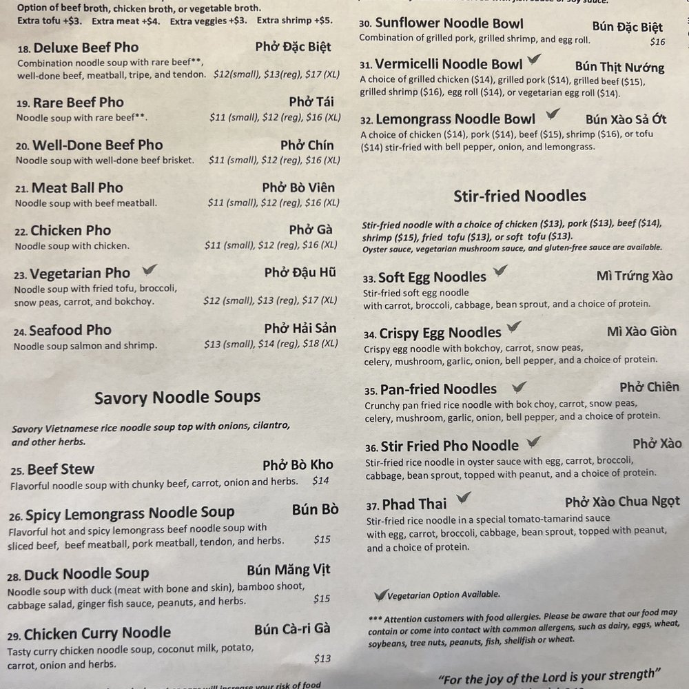 Huong Duong - Menu - Vietnamese Near Me - Seattle, Washington Huong Duong - Menu - Vietnamese Near Me - Seattle, Washington