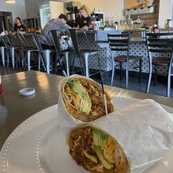 Brunch & Beyond - Chorizo breakfast burrito with avocado - Breakfast & Brunch Near Me - Fullerton, California Brunch & Beyond - Chorizo breakfast burrito with avocado - Breakfast & Brunch Near Me - Fullerton, California