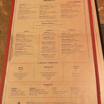 Negroni - Negroni cocktail  Menu - Cocktail Bars Near Me - Buenos Aires, C