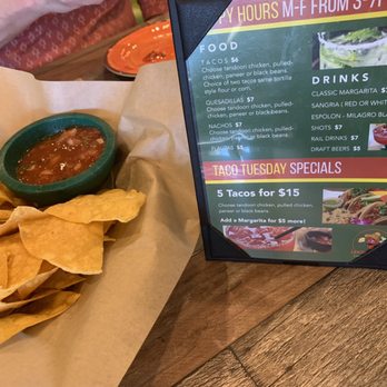 Uncle Jalapeno - Chips & happy hour info - Mexican Near Me - Herndon, Virginia