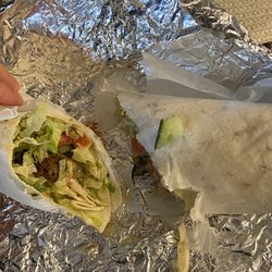 Halal Food - Falafel wrap