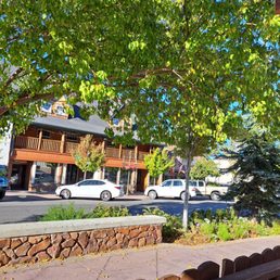 View from the outdoor dining area.