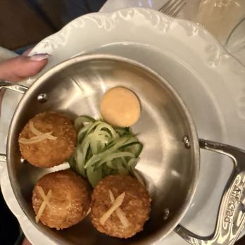 Brasserie Lundi - Lamb Croquettes - French Near Me - Atlanta, Georgia Brasserie Lundi - Lamb Croquettes - French Near Me - Atlanta, Georgia