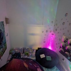 We Rock The Spectrum - A picture of part of the calming room (you can change the lights and sounds in the room).